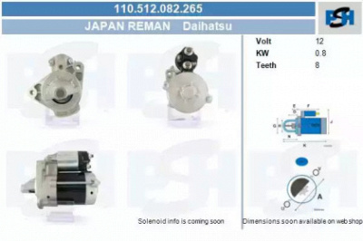 CV PSH 110512082265 -  Стартер